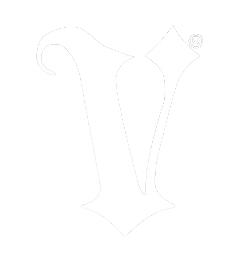 A white letter v on top of a green background.